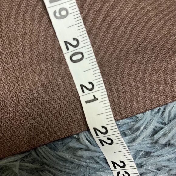 Calvin Klein Collection Wool Skirt Size M Tan Coffee Brown Color - Picture 4 of 7